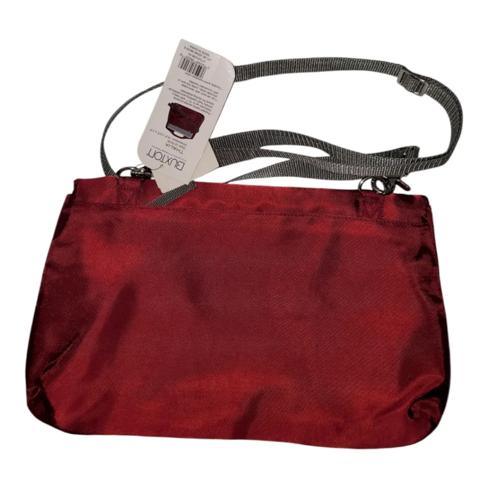 Buxton Thalia Burgundy Crossbody Purse NWT